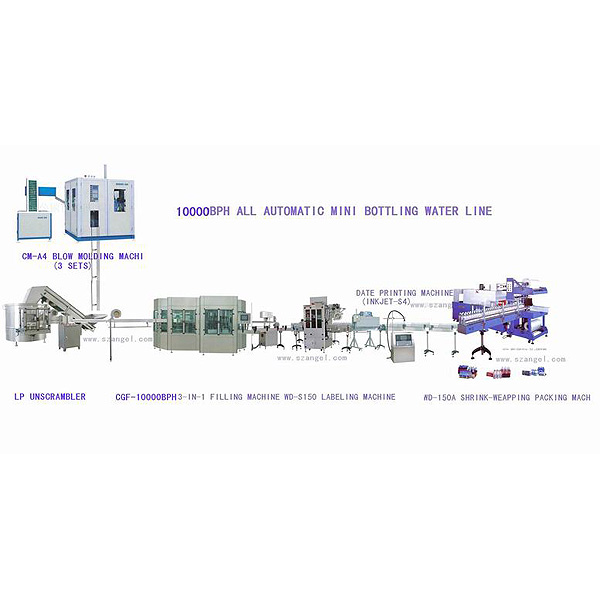 10000BPH mini bottling water line technique